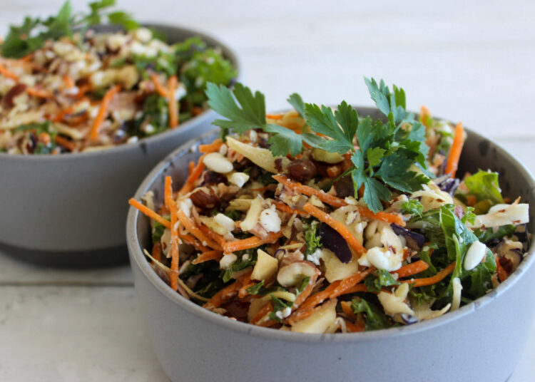 tun- og kålsalat