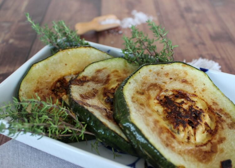 stegt squash med feta