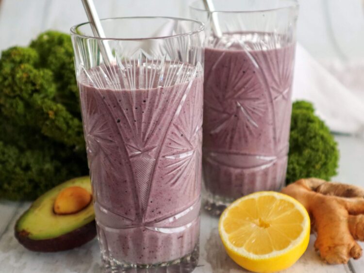 blåbærsmoothie
