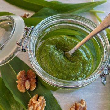 pesto med ramsløg
