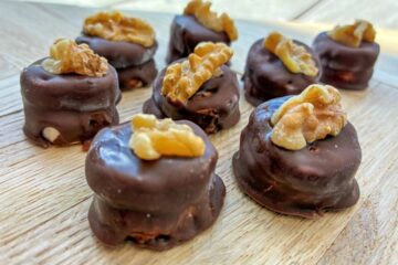 chokoladeovertrukne bananer