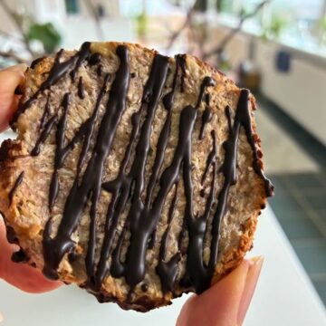 banan og kokos cookies