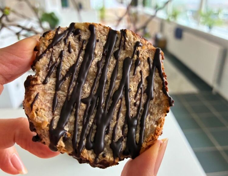 banan og kokos cookies