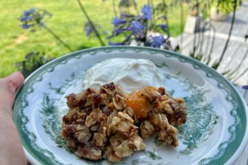mirabeller med sprød crumble